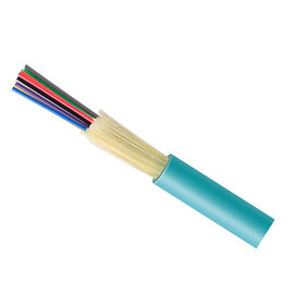 خرید فیبر نوری 12 هسته چند حالت فیبر نوری FTTH Aqua OM3 کابل توزیع داخل online manufacture