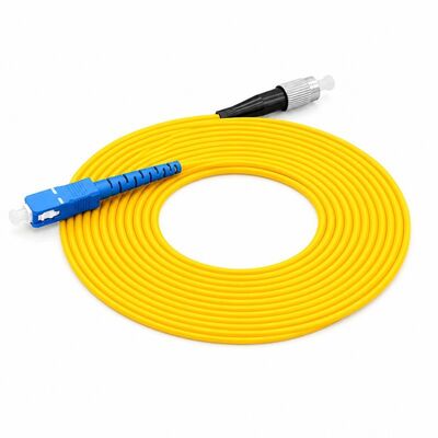 خرید از دست دادن ورودی کم ≤0.15dB پیچ غیر حساس G657A1 سیم پیچ فیبر نوری با انواع اتصال چندگانه online manufacture