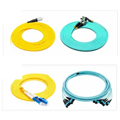 خرید OS2 Single Mode و OM4 Multimode Fiber Optic Pigtail با کانکتورهای SC LC برای مراکز داده و شبکه های FTTH online manufacture