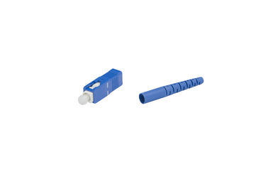 خرید اتصال دهنده های نوری فیبر نوری SC UPC 2.0 / 3.0 میلی متر مواد پلاستیکی Simplex online manufacture