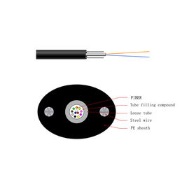 خرید FTTH فیبر نوری کابل شعله عقب انداز LSZH ساختار خود حمایت غلاف online manufacture