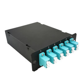 خرید MPO MTP Mulit Mode ماژول کاست فیبر نوری جعبه فلزی جعبه 12 فیبر online manufacture