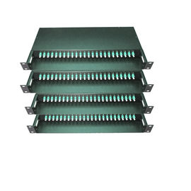 خرید 48/96 فیبر MPO / MTP فیبر نوری پچ پانل بسته شدن جعبه 19 اینچ SPECC مواد online manufacture