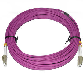 خرید فیبر نوری PVC Material Patch Cord 10 متر طول LC ​​DX MM 2.0 قطر برای CATV online manufacture