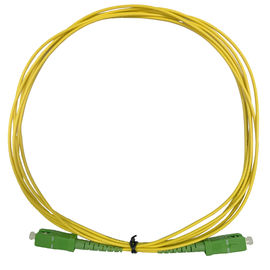 خرید تک حالت Simplex 2.0mm فیبر نوری Patch Cord SC APC اتصال دهنده سبز online manufacture