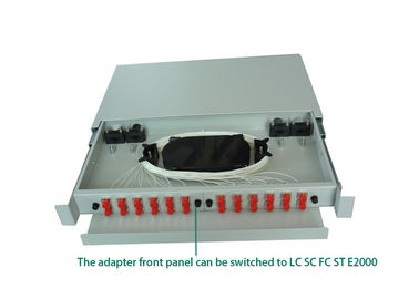 خرید کابل نوری 19 اینچ 12 هسته ای تک حالته ODF ST / LC Rack نصب شده است online manufacture