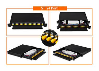 خرید پنل فیبر نوری تک حالته Rack Mount 19 Inch 12 X LC / SC / FC / ST online manufacture