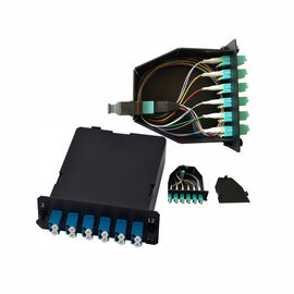 خرید OS2 24 فیبر کم ضرر فیبر درج اتصال Mtp MTP و کاست فیبر آداپتور LC Duplex online manufacture
