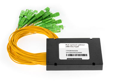 خرید 1x16 PLC تقسیم فیبر نوری 1 در 16 از ABS جعبه نوع با اتصال SC / APC online manufacture