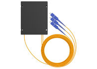 شکاف فیبر نوری با طول موج گسترده ای 1x2 ABS Box Type PLC با اتصال SC / PC