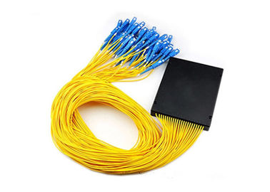 خرید 1 در 32 Out PLC فیبر نوری شکاف 1x32 ABS نوع جعبه با اتصال SC / PC online manufacture