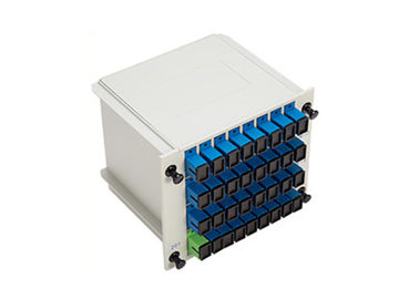 خرید 1 در 32 Out Plc Fiber Optic Splitter 1x32 Plug In Type PLC با اتصال SC online manufacture