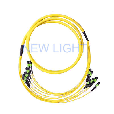 خرید OM4 12 Core 40G-100G MPO MTP Cable MPO Fiber Optic Patch Cord برای شبکه های با سرعت بالا online manufacture