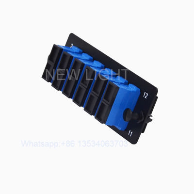 خرید پنل پچ فیبر نوری قابل نصب در رک ۱۹ اینچی با صفحات آداپتور ۶/۱۲ پورت LC SC و محفظه کشویی online manufacture