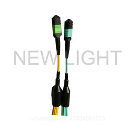 خرید 12 و 24 هسته MPO به 4 کابل شکستن Duplex LC انواع فیبر چند رنگ online manufacture