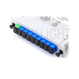 خرید فیبر برهنه 250μM لوله استیل 1x2 الیاف Plc شکاف با اتصال ، فیبر نوری شکافدار online manufacture