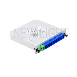 خرید تقسیم کننده فیبر نوری SC LC 1 8 ، شکاف کم فیبر نوری PLC Splitter online manufacture