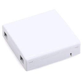 خرید جعبه خاتمه پلاستیکی داخلی FTTH ، جعبه خاتمه 2 فیبر دیواری کابل online manufacture