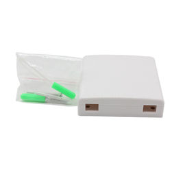خرید جعبه خاتمه 2 پورت نوری FTTH با جعبه کوتاه / جعبه داخلی ترمینال داخلی online manufacture