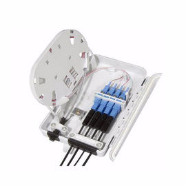 خرید جعبه ترمینال فیبر نوری FTTH / جعبه توزیع فیبر نوری 4 پورت را نگه دارید online manufacture