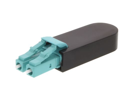 خرید Aqua Duplex LC Fiber Optic Loopback OM3-300 Multimode 50/125um برای تست شبکه FTTH online manufacture