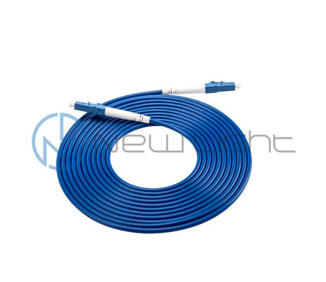 خرید LC-LC 2mm Armored FTTH Patch Cord با هسته G657A1 برای اتصال فیبر نوری داخلی online manufacture