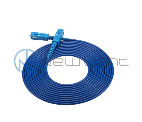 خرید SC Indoor Simplex Armored Fiber Optic Patch Cord با طول سفارشی ضد نیش موش و ≤0.3dB از دست دادن ورودی online manufacture