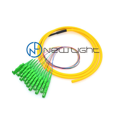 خرید رابط فیبر نوری Pigtail SC E2000 FC ST 0.9mm 12 Colors online manufacture