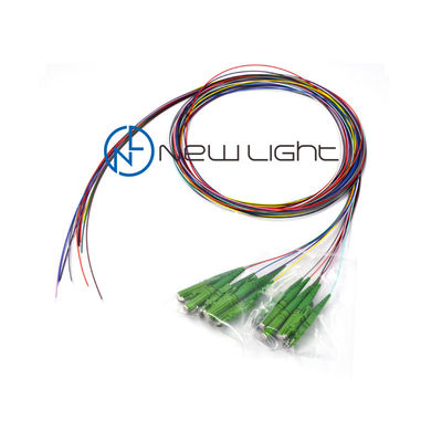 خرید کانکتور LC سینگل مود فیبر نوری پیگتیل ۰.۹ میلی‌متر با افت درج پایین online manufacture