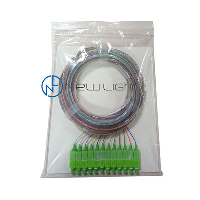 خرید SC APC Connector Fiber Optic Pigtail با طول موج 1310nm و از دست دادن ورودی کم برای شبکه های FTTH online manufacture