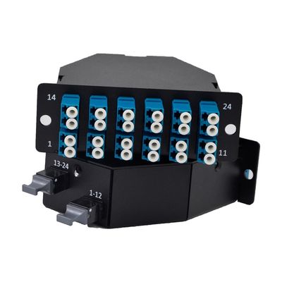 خرید Low Loss SM MM 24f Array MPO Cassette Module Elite MTP online manufacture