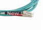کابل پی وی سی سبز Duplex فیبر نوری LC SC OM3 Multimode 50/125 برای سیستم CATV