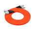 62.5 / 125 فیبر نوری پچ بند ناف LC LC 3.0mm طول سفارشی رنگ نارنجی