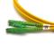 فیبر نوری فیبر نوری کابل E2000 APC فلزی کاپ 9/125 1310/1550 طول موج G652D