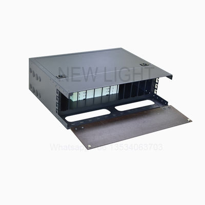 19 اینچ 24 پورت رابط SC پانل پیچ فیبر نوری برای جعبه توزیع فیبر و ODF