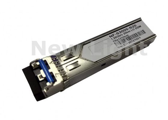 1.25G DDM SFP Transceiver با محدوده 20KM برای شبکه های فیبر نوری