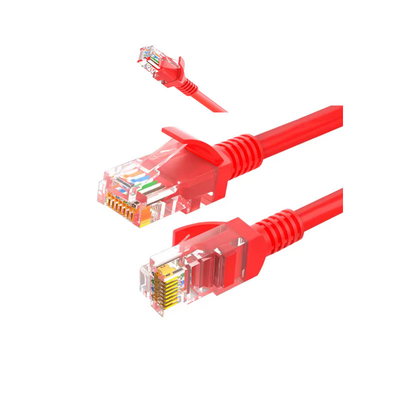 کابل پیچ شبکه Cat6 گواهینامه UL با تست 100٪ تداوم طلا 24AWG UL/ETL/CE/FCC