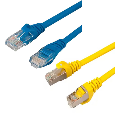 مس خالص دو بار محافظت شده Cat6 شبکه پیچ سیم RoHS گواهینامه UL ETL FCC تایید شده