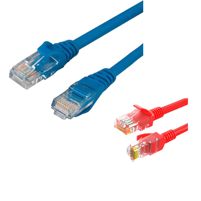 قطعات فوق العاده خالص مس Cat7 Patch Cord Gold Plated Connector UL Certified 100% Continuity Test