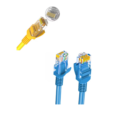 کابل شبکه Cat6 پوشه شده با طلای طلایی و با گواهینامه UL