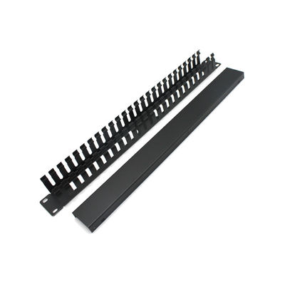 24 پورت 1U راک قابل نصب RJ45 پنل پیچ سازگار با شبکه های Cat6a Ethernet