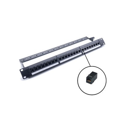 Cat6 Cable Management 110/Krone IDC Patch Panel برای ادغام Cat5e/Cat6a/Cat7 اترنت