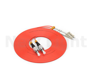 FC-LC چند منظوره فیبر نوری فیبر نوری، کابل نارنجی PVC / LSZH 0.9 / 2.0 / 3.0 MM