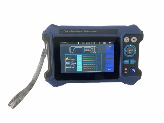 ابزارهای فیبر نوری با فاصله تست 5 متر تا 80 کیلومتر، انبرهای فولاد کربنی بالا و منبع نور LD برای تست دقیق