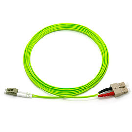 کابل OM5 1 M دوبلکس پچ فیبر نوری LC UPC - SC PVC Multi Mode