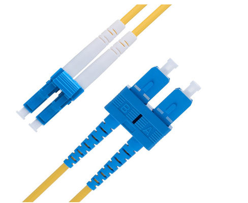کابل دوگانه LC به Fiber Patch Cable 2.0mm سری OS1 برای انتقال داده با سرعت بالا