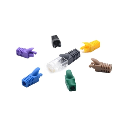 کانکتور اترنت RJ45 شیلددار CAT7 با پهنای باند 600 مگاهرتز، محفظه فلزی دو تکه و شیلد فاجعه‌آمیز