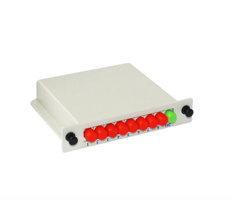 کاسه فیبر نوری مواد ABS با از دست دادن ورودی پایین و 1X8/16/32/64 هسته PLC Splitter LGX Box