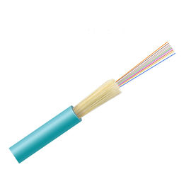 درون 12 Core G.652 کابل فیبر نوری واحد حالت 2000 M / رول PVC 0.9 کابل در داخل
