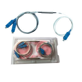 ضخامت ورودی ضایعات WDM قطعات 1 متر G657A1 0.9 میلی متر لوله فولادی 1310 / 1550nm FWDM